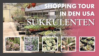 Shopping Tour 😅🌿🇺🇸 Sukkulenten  in einer Spezial Gärtnerei in Texas USA  Pflanzen Haus [upl. by Treble]