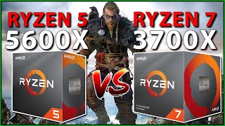 Ryzen 3700X vs 5600X Benchmarks [upl. by Leziar752]