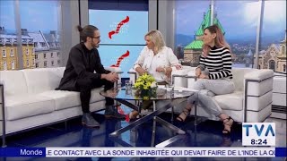 AnnieSoleil Proteau Entrevue avec Ian Gailer Salut Bonjour WeekEnd 2019 [upl. by Lukas90]