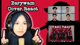 Reaction Berywam Shape Of You amp Taki Taki [upl. by Tidwell272]