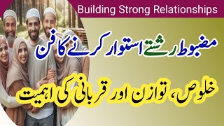 مضبوط رشتے بنانے کا فن  Building strong relationships  Zabta e Hayat [upl. by Dicks322]