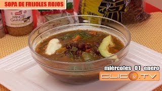 SOPA DE FRIJOLES ROJOS [upl. by Mullane]