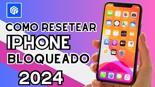 【2024✅】Cómo Resetear un iPhone Bloqueado 15 14 13 12 11 X XR 8 7 6 5 [upl. by Maddalena605]