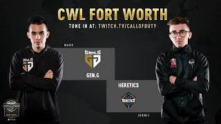 GenG vs Team Heretics  CWL Fort Worth 2019  Day 1 [upl. by Ellehsor]