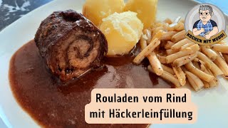 Rouladen vom Rind mit Häckerleinfüllung [upl. by Aylward351]