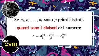 Contare divisori di un numero  mateMATTIci [upl. by Marylee]