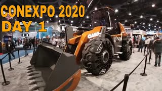 CONEXPO 2020  DAY 1  Excavation equipment and shenanigans [upl. by Ettenhoj]