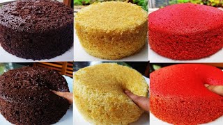 12 Kg ChocolateVanillaRed Velvet Sponge Cake Recipe Without OvenHow To Make 12 Kg Sponge Cake👌 [upl. by Airotal547]