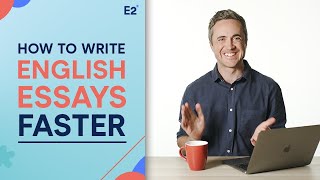 English Essay How To Write Essays FASTER [upl. by Arah]