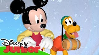 Mickeys Klubhus Fedtmule Anders og den kæmpestore snemand  Disney Junior Danmark [upl. by Zusman]