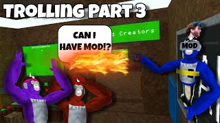 Trolling People As A MODERATOR In Big Scary Part 3 [upl. by Anirbaz]