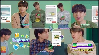 kocaknya mamber BTS ngomong bahasa Indonesia bikin gemes di iklan Tokopedia [upl. by Saturday]