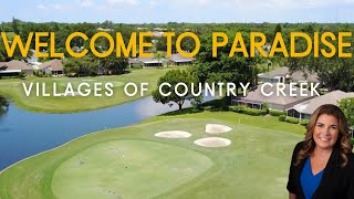 Tour the Villages of Country Creek in Estero Florida [upl. by Llerraf]