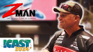 Luke Clausen tells everything new at ZManFishingProducts  ICAST 2024 [upl. by Nyladnewg]