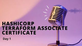 Hashicorp Terraform Associate certification  Part 1 certificate terraform hashicorp devops [upl. by Atiseret]