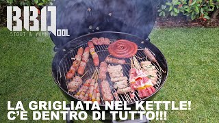 La grigliata mista di carne sul Kettle di Weber Tutto dalla Puglia [upl. by Eimerej501]