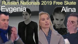 Evgenia Medvedeva vs Alina Zagitova  Russian Nationals 2019 FS Евгения МЕДВЕДЕВА vs Алина Загитова [upl. by Uyerta]