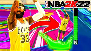 2WAY SLASHING PLAYMAKER  BIGGEST GREEN WINDOW JUMPSHOT  UNSTOPPABLE in NBA 2K22 [upl. by Harri]