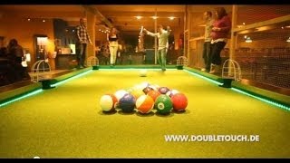 Double Touch Duisburg  Kinospot  Billard Snooker Minigolf FussballBillard Kicker [upl. by Rebor]