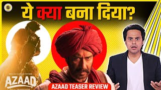 Azaad Teaser Review  Ajay Devgan  Amaan Devgn  Rasha Thadani  RJ Raunak [upl. by Netti]