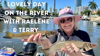 Lovely day of fishing Nerang river with Raelene amp Terry 🎣 [upl. by Airotal]