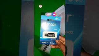 Lexar 64GB JumpDrive আনবক্সিং ভিডিও 👌🎁 Lexar JumpDrive 64GB  Shorts Unboxing Video 2024 lexar [upl. by Alilad]