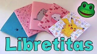 Haz libretitas fáciles  DIY Easy notebooks [upl. by Madaras]