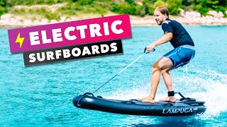 Top 5 Electric Surfboards 2021 [upl. by Yenohtna]