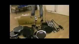 Alesis DM10 Studio Kit Unboxing and Build Time Lapse [upl. by Harlin]