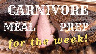 CARNIVORE MEAL PREP FOR THE WEEK [upl. by Elinet]