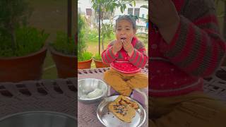 Makhan khaan de faide  Menu swaad lagdi a 🤣 cowvideo cutebaby youtubeshorts funny reel [upl. by Karli497]