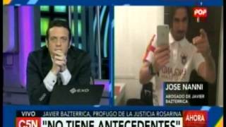 C5N  Justicia Javier Bazterrica profugo de la justicia rosarina [upl. by Sydney]