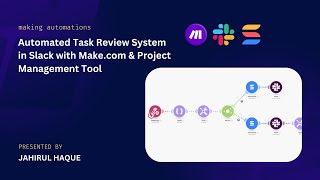 Automated Task Review System in Slack with Makecom and a Project Management Tool [upl. by Areht723]