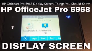 How To Clean The Print Heads Using The Display Screen On Your HP OfficeJet Pro 6960696269686978 [upl. by Agata]