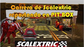 Carrera Scalextric repostando gasolina en PIT BOX [upl. by Esmaria]