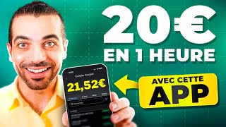 Gagner de l’argent 20€ en 1H Avec Cette Application Gratuite Argent PayPal Facile [upl. by Yacano111]