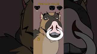 Which one is real nose  Pixie amp Brutus dog edit art digitalart [upl. by Nefen364]