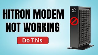 Hitron Modem Not Working quotProblem Fixedquot [upl. by Samohtnhoj]