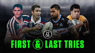 First amp Last Tries  NRL Throwback  Fittler Fifita amp More [upl. by Rugen]