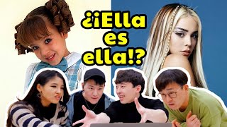 Mis amigos coreanos reaccionan a Danna Paola Lucrecia de Élite [upl. by Eillah]