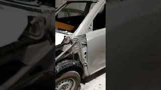 Accident car piller restoration denting carpart detailing shortvideos viralshort [upl. by Yerahcaz]