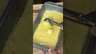 3 Ingredientes HELADO DE MANGO 🥭 Y Leche de Coco Helado saludable Sin azúcar ni lácteos [upl. by Cate]