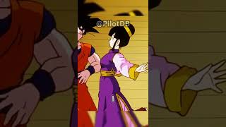 Goku Kisses ChiChi Goodbye Dragon Ball Z Edit shorts [upl. by Avril740]