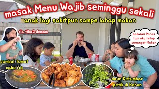 Menu WAJIB SEMINGGU SEKALI anak sakitpun LAHAP tiba2 RINDU KOREA gara2 makan Ayam Goreng [upl. by Clyve]