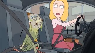 pickle rick turns human in slow motion [upl. by Iorgo]