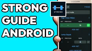 How To Use Strong Workout App EASY GUIDE [upl. by Mariken]