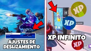 NUEVO CÓMO SUBIR RÁPIDO DE NIVEL EN FORTNITE CAPÍTULO 3  AJUSTES DE DESLIZAMIENTO EN FORTNITE [upl. by Aihk]