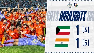 Kuwait 1 4  1 5 India  Full Highlights  FINAL  SAFF Championship 2023 [upl. by Tremaine]