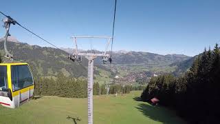 Switzerland  Gondola  Gstaad to Wispile [upl. by Elinore]