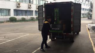 Unloading a pallet WITHOUT a forklift [upl. by Seroled]